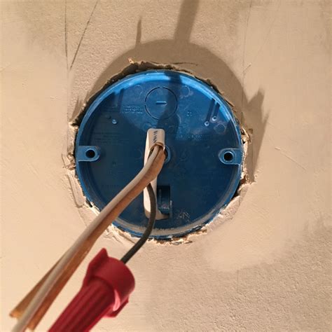 the mounting bracket doesn't line up with the junction box|junction box mounting bracket not working.